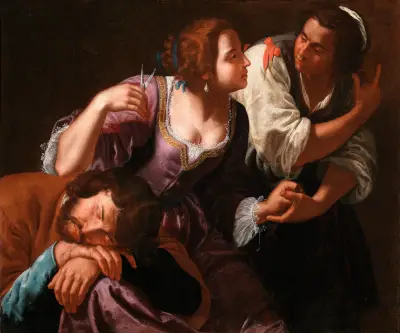Samson and Delilah Artemisia Gentileschi